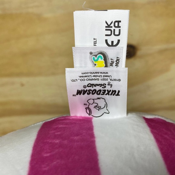 Squishmallows Hello Kitty Tuxedosam Sam Milkshake 12" Plush Sanrio Blue Pillow - Picture 11 of 14